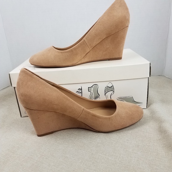 a new day Shoes - A New Day Dot Round Toe Wedge Pumps